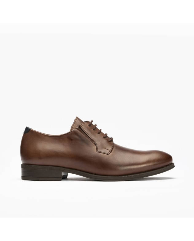 Zapato Blucher tacón Hombre MARRON