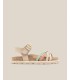 Sandalia plana Arena 001 beige