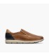 Manoletina slip on hombre bordón MARRON CLARO