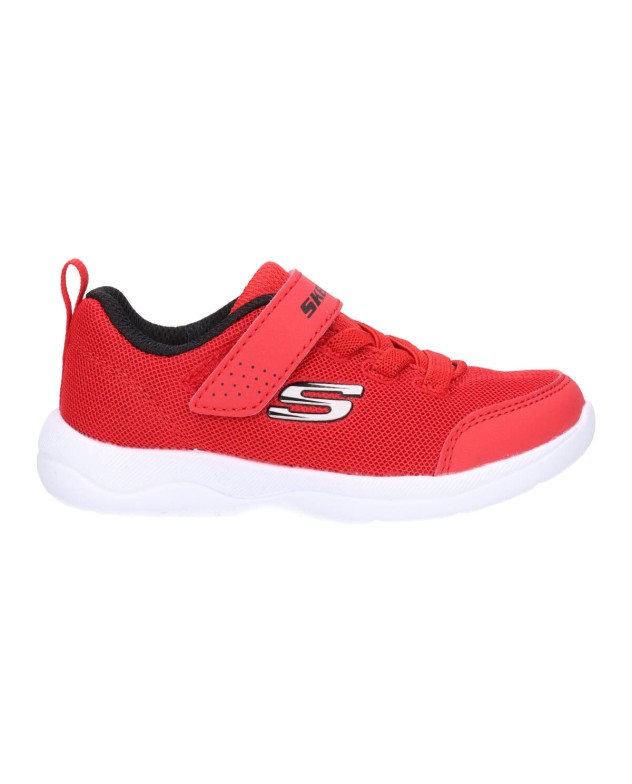 SKECHERS 407300N RDBK Niño Rojo