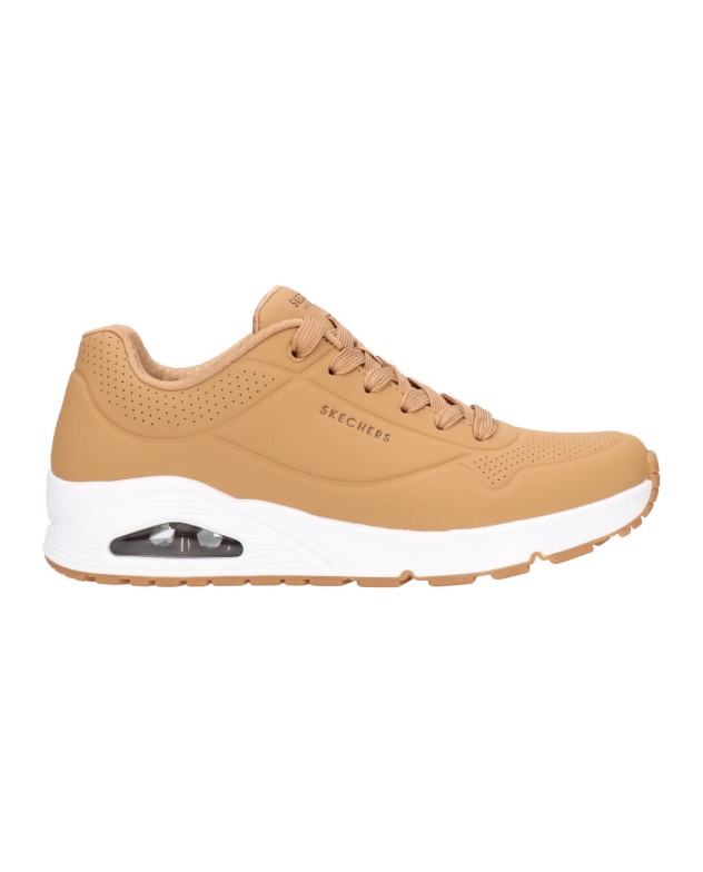 SKECHERS 52458 TAN Hombre Cuero