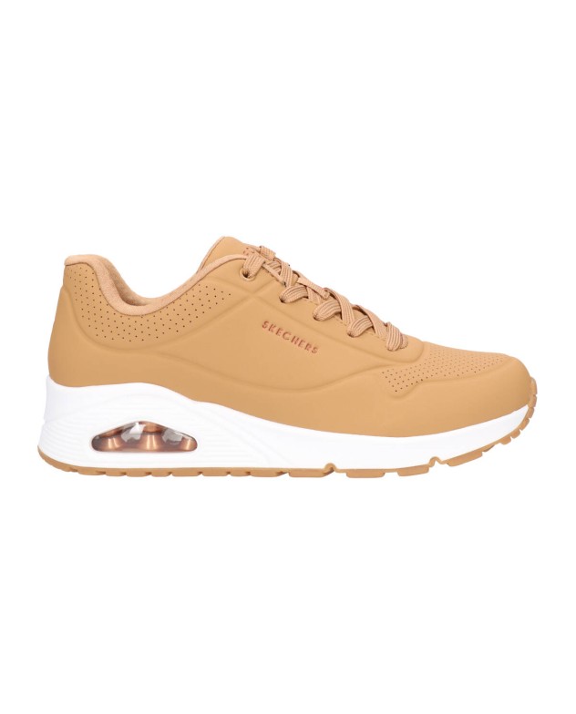 SKECHERS 73690 TAN Mujer Cuero