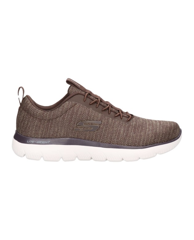 SKECHERS 232697 BRBK Hombre Marron