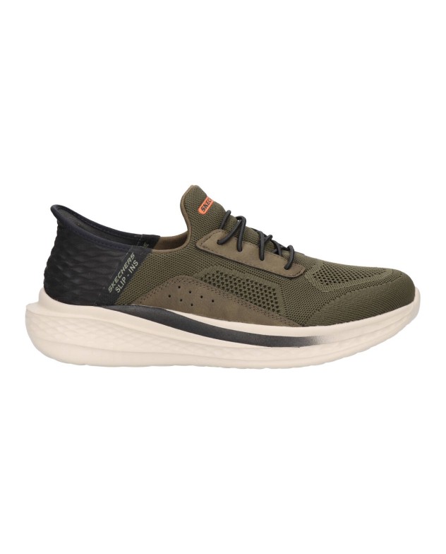 SKECHERS 210891 OLV Hombre Verde