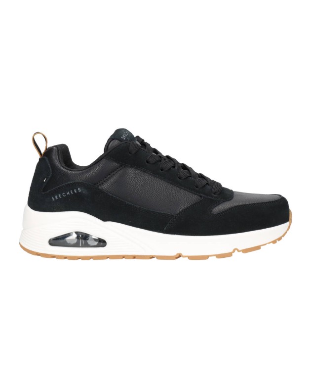 SKECHERS 52468 BKW Hombre Negro