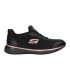 SKECHERS 77222EC BKRG Mujer Negro