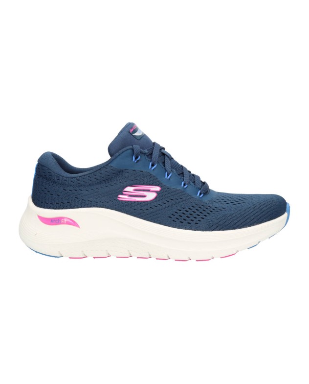 SKECHERS 150051 NVMT Mujer Azul marino